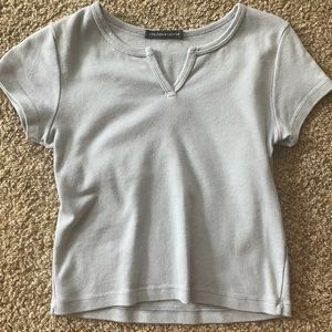 brandy melville light blue top